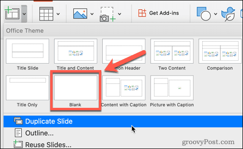 how-to-hide-text-until-clicked-powerpoint-insert-blank-slide