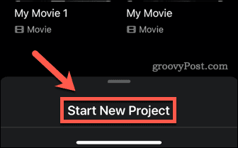 speed-up-video-iphone-start-new-project