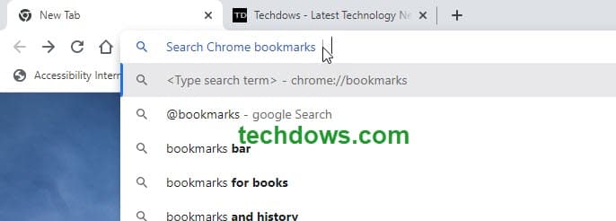Search-chrome-bookmarks