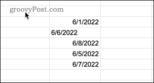 google-sheets-aligned-dates
