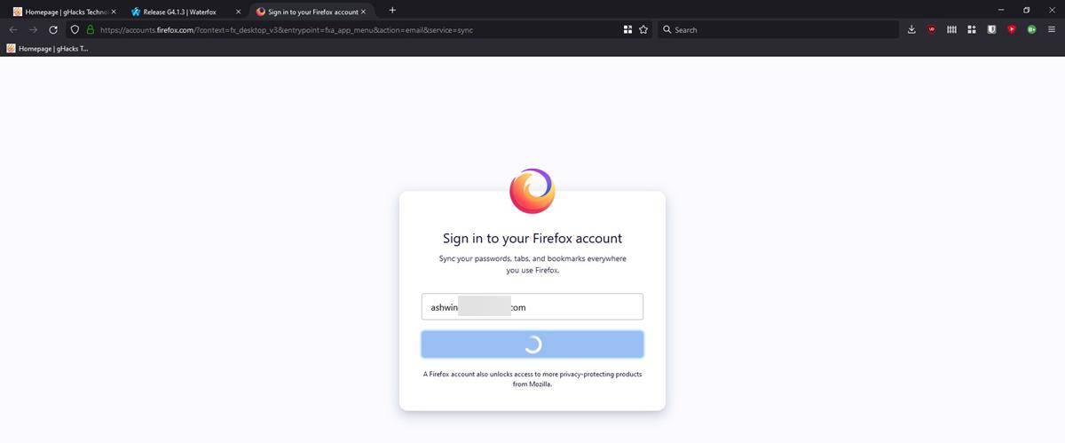 waterfox-firefox-sync-sign-in-issue