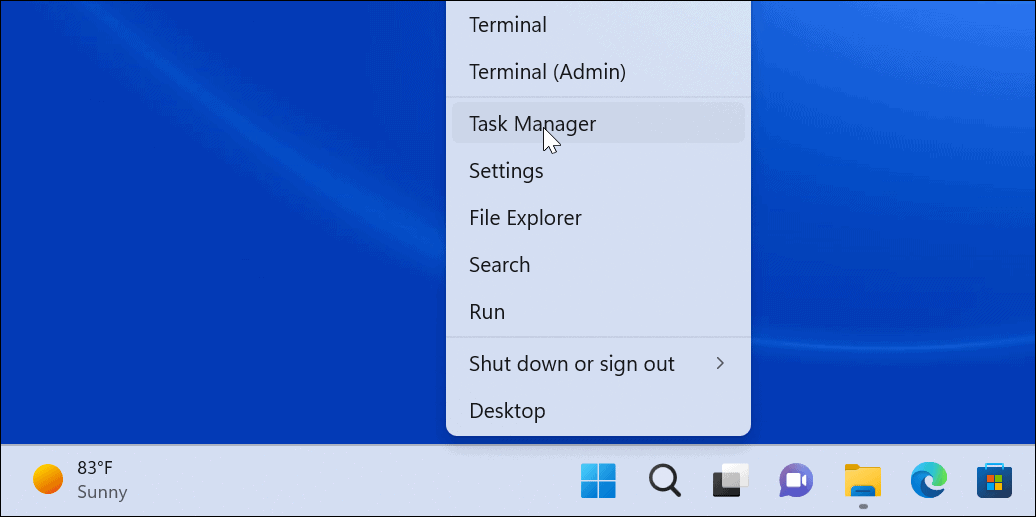 Task-Manager-from-Start-Menu