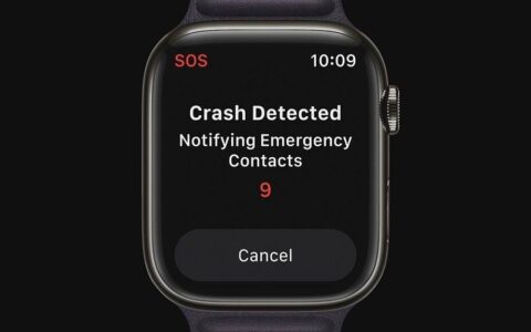 Apple Watch Series 8 推出新的碰撞检测功能