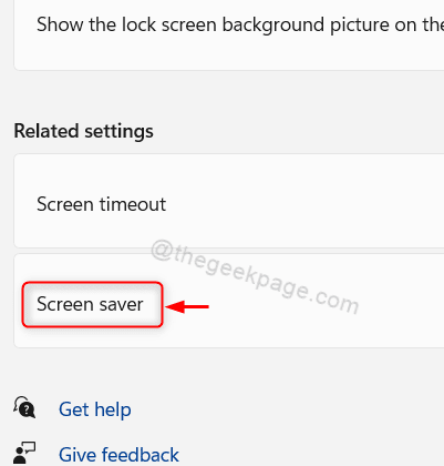 click-screen-saver-option-win11
