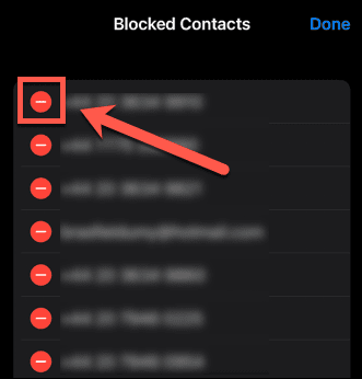 find-blocked-numbers-iphone-red-icon