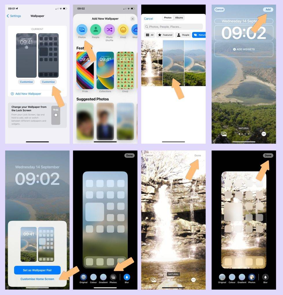 how-to-set-different-home-screen-lock-screen-wallpaper-iphone