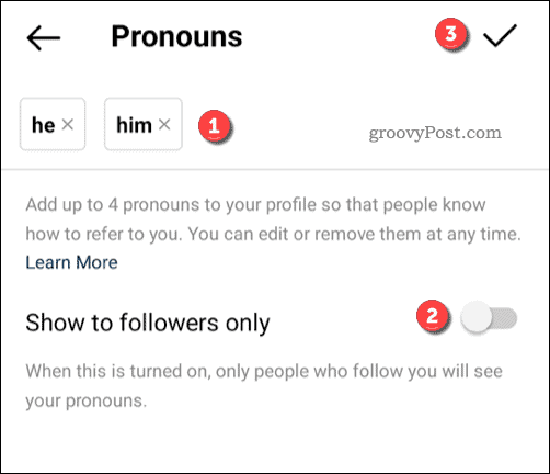 Instagram-edit-pronouns-menu