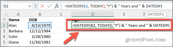 calculate-age-excel-datedif-ym-middle