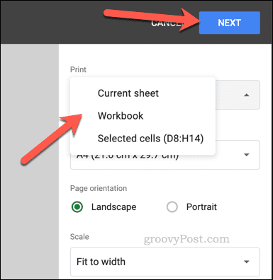google-sheets-select-print-area-1