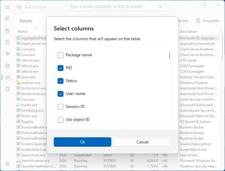 Windows-11-Beta-Task-Manager-Select-Columns