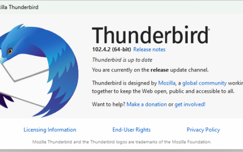Thunderbird 102.4.2：CardDav 新的地址簿默认设置