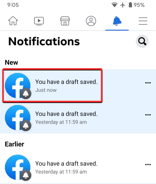 find-drafts-on-facebook-android-9-a