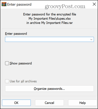 windows-11-lock-folder-winrar-enter-password