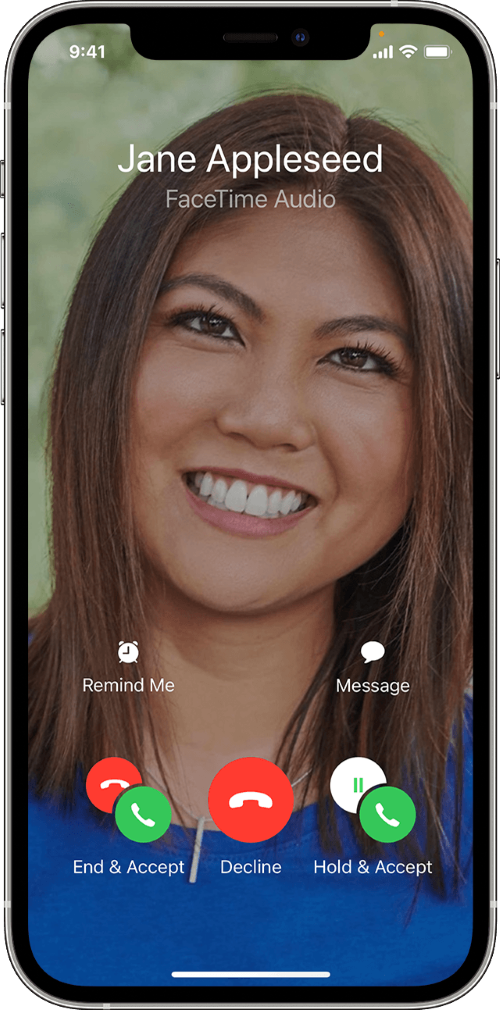 ios15-iphone12-pro-answer-facetime-audio-call-call-waiting