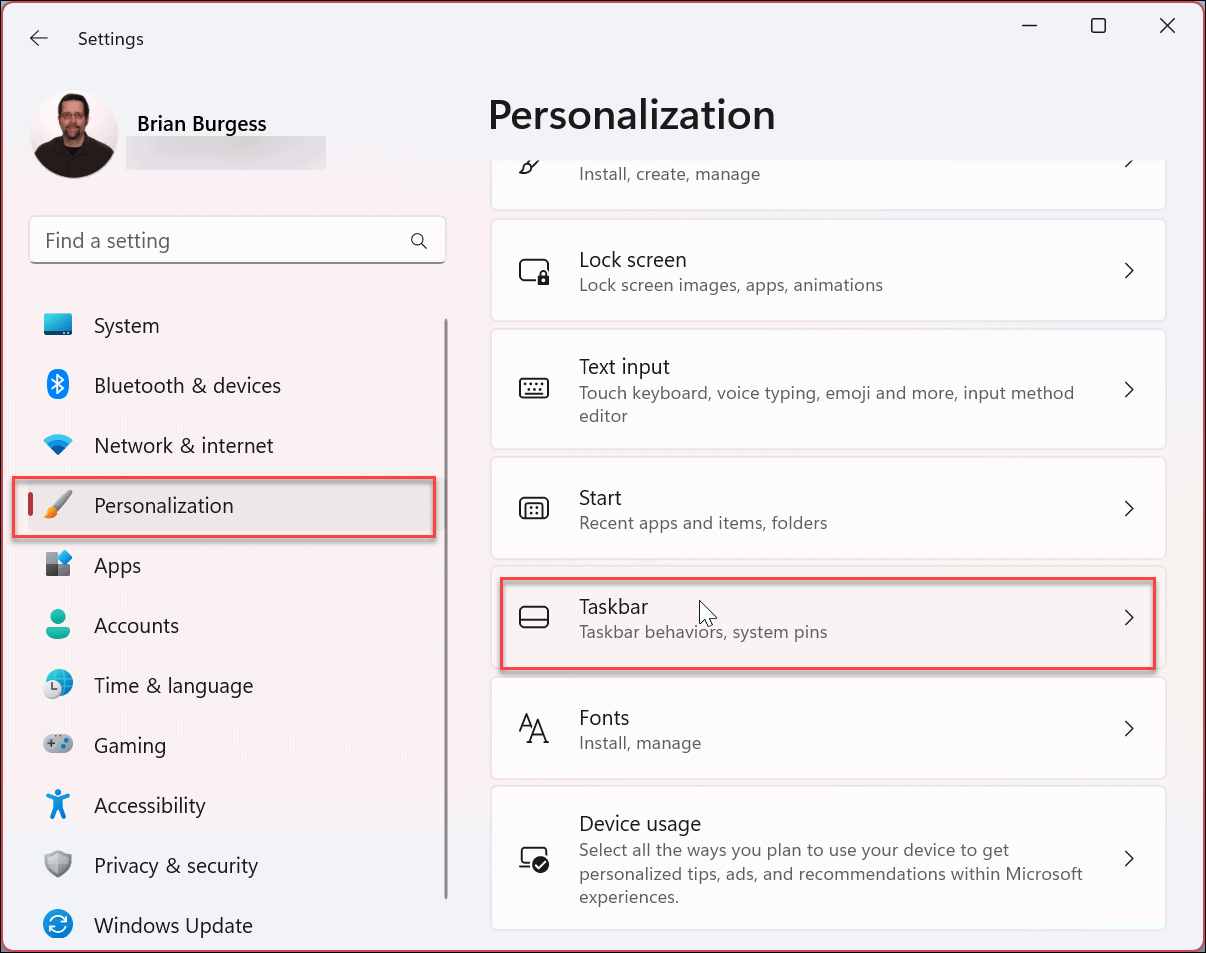 1-personalize-taskbar-option