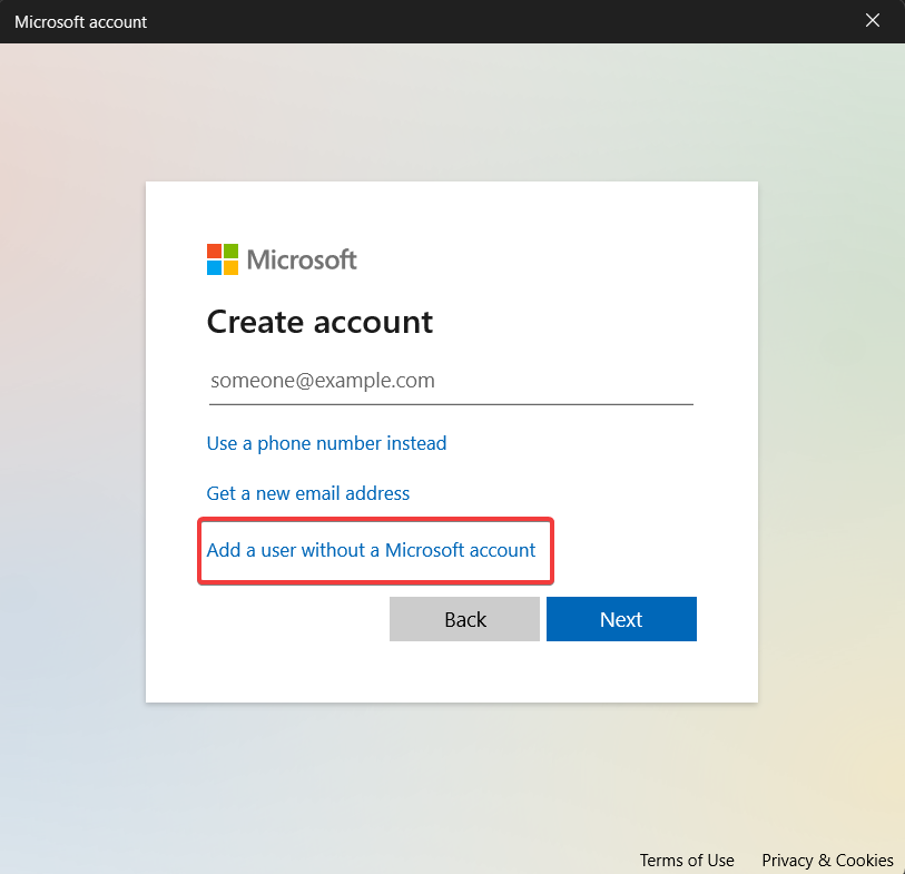 Add-a-user-without-Microsoft-account