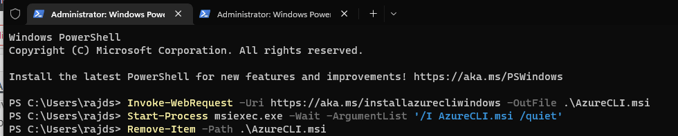 Command-to-check-the-AzureCLI-version