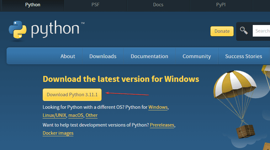 Download-Python-for-windows