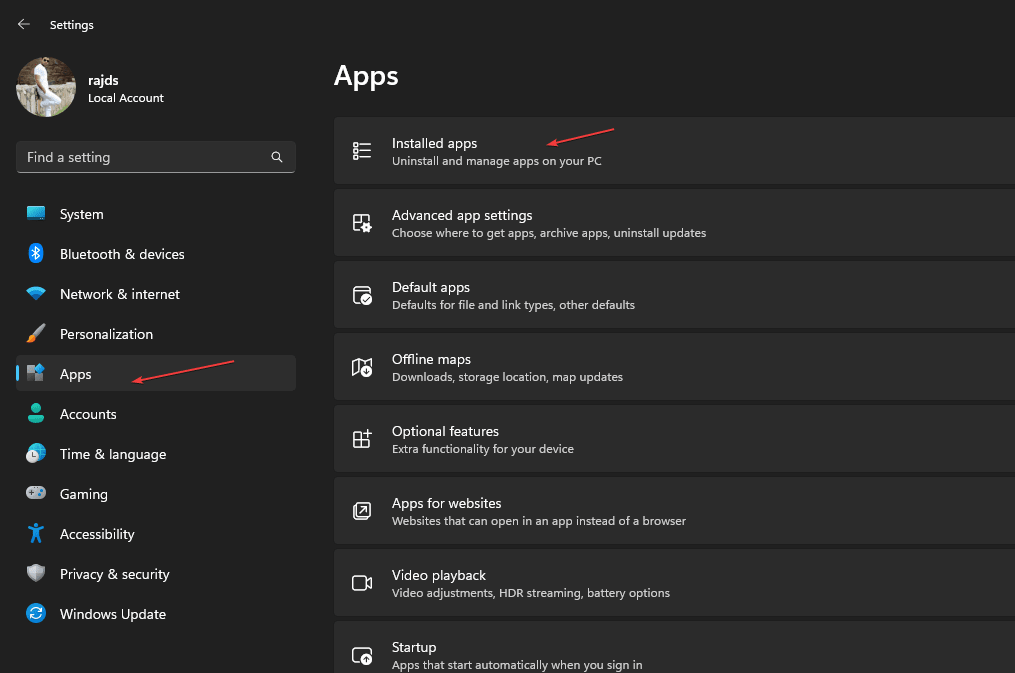 Open-Windows-Installed-Apps