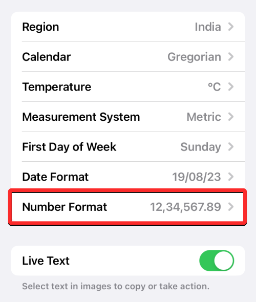 change-number-format-on-ios-5-a