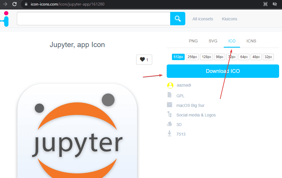 download-jupyter-icon