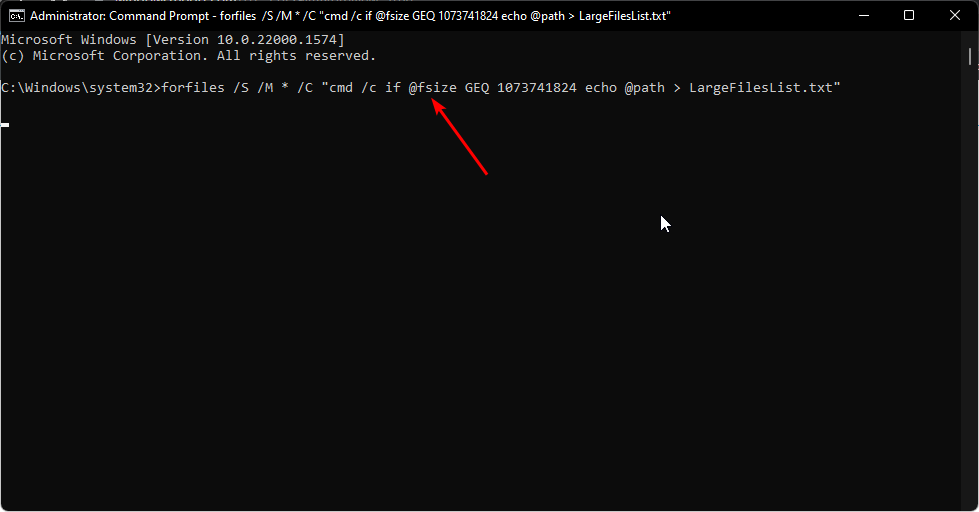 find-large-file-command-prompt