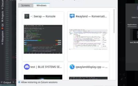 KDE XWayland Video Bridge 旨在改进 Linux 桌面屏幕共享