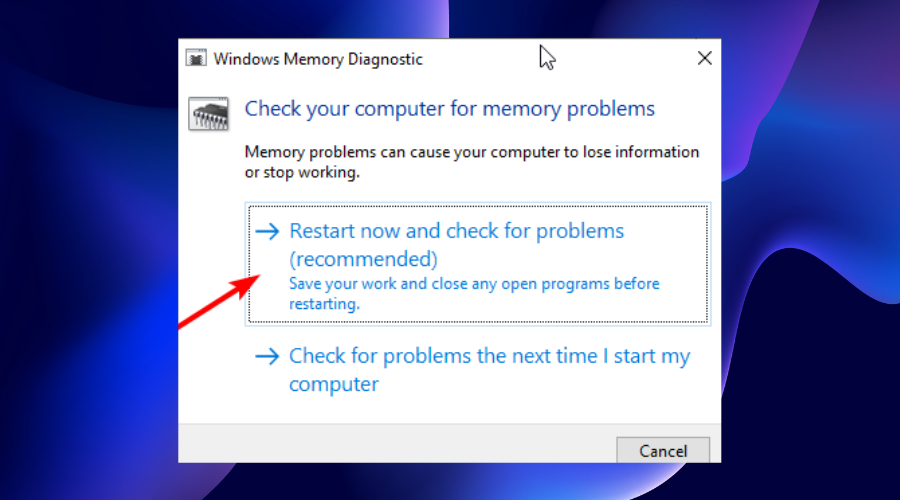 memory-diagnostic-recommended-windows-11-breakpoint