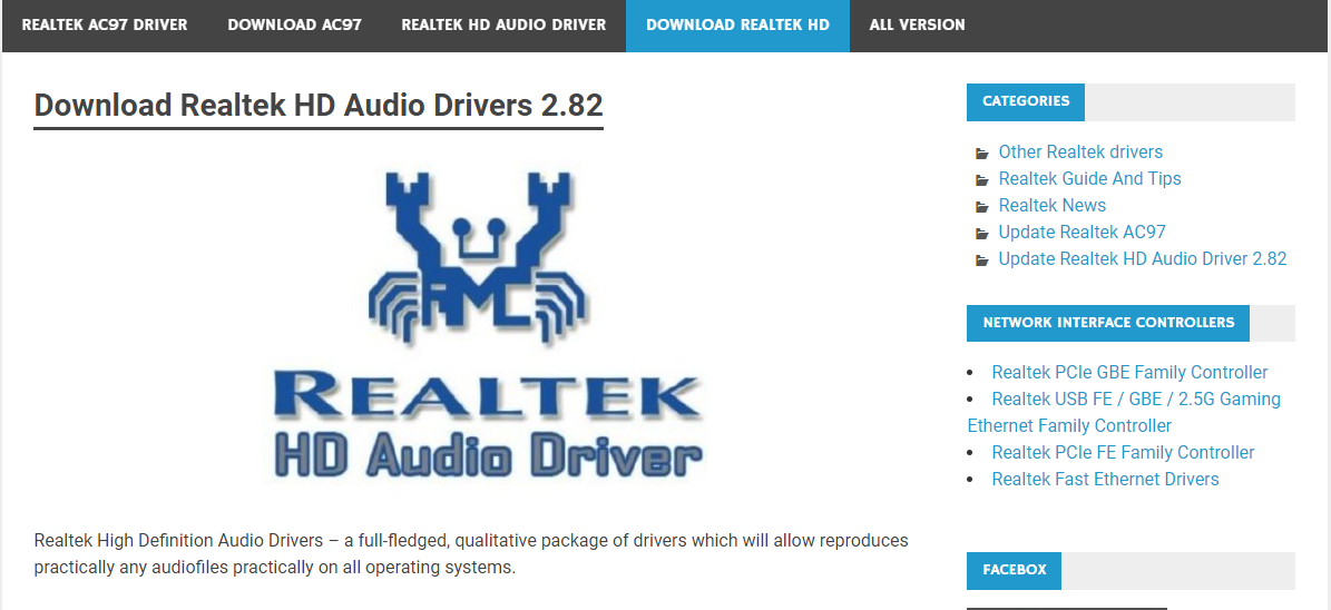 download-realtek-driver