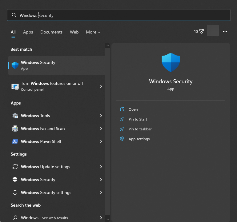 Windows-Security-open