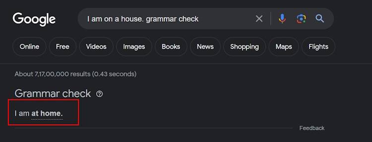 Google-Grammar-Check-feature