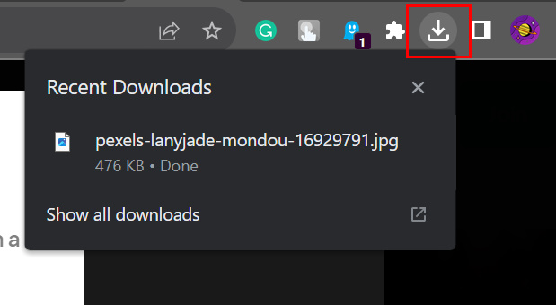Chrome-download-notification-in-the-status-bar-after-the-new-update