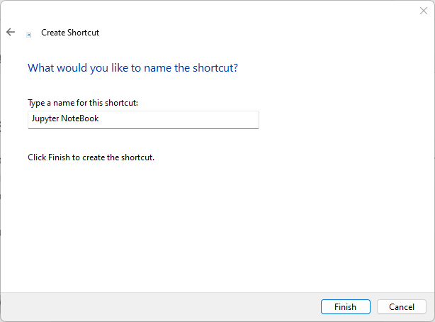 Name-the-new-Shortcut