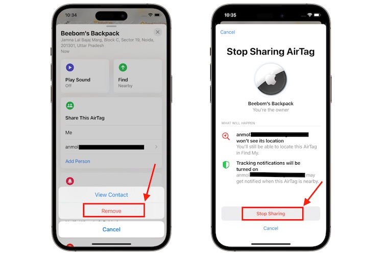 stop-sharing-AirTag-in-iOS-17