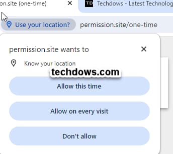 Chrome-116-to-introduce-one-time-permissions
