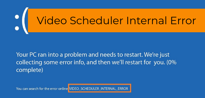 Video-Scheduler-internal-error