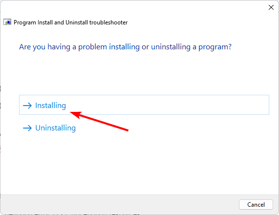 problem-installing