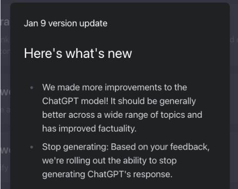 chatGPT-updation