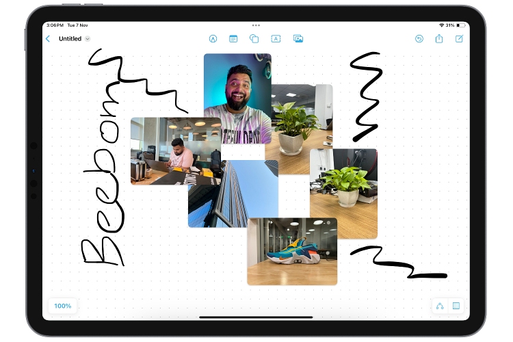 moodboard-in-freeform-app-iPad