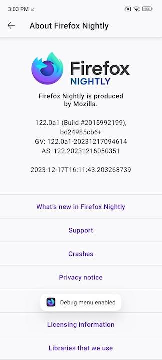Enable-debug-menu-in-firefox-for-android-secret-settings