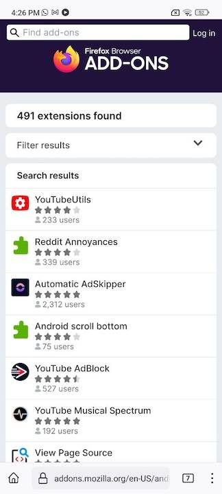 Mozilla-Firefox-add-ons-for-android