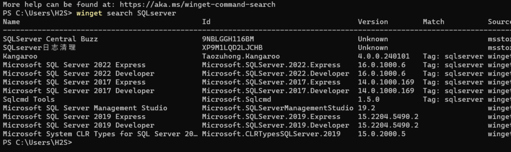 use-winget-to-search-SQL-Server-express-1024x306-1