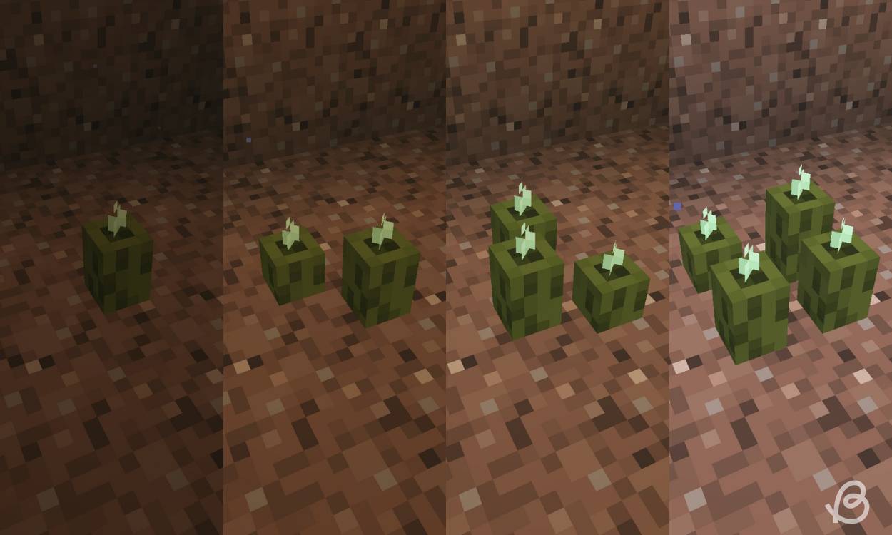 Sea-pickles-Minecraft-Light-level-each-of-the-sea-pickle-colony-sizes-produce