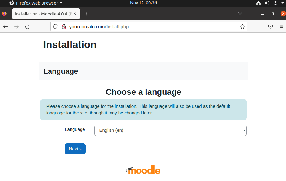 Choose-Moodle-Setup-Language