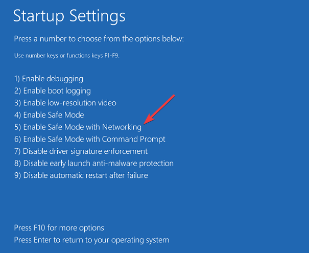 Enable-safe-mode-with-networking