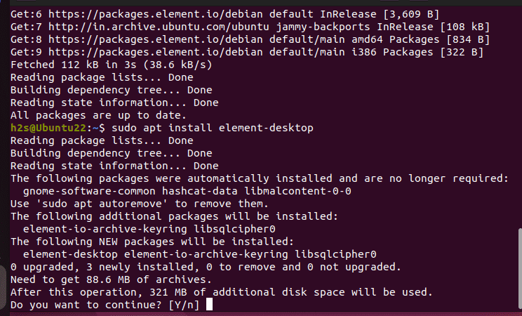 Install-Element-on-Ubuntu-22.04-or-20.04
