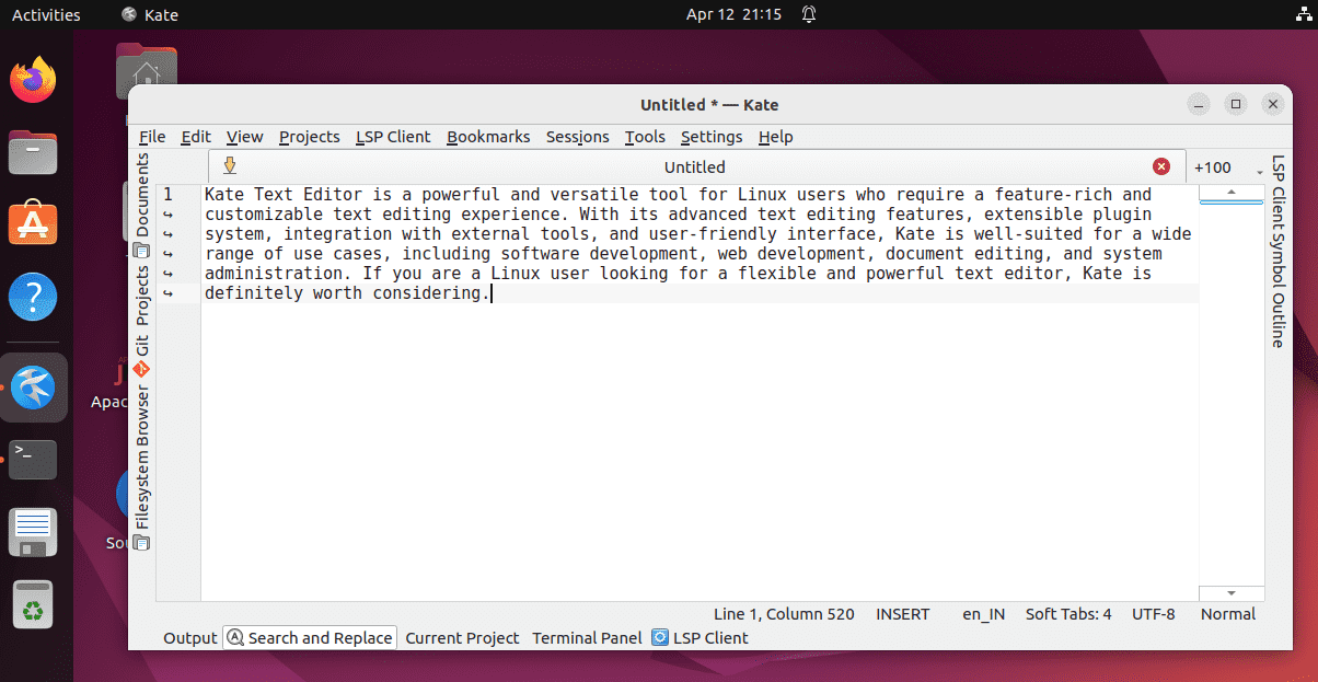 Installing-Kate-text-editor-on-Ubuntu-linux