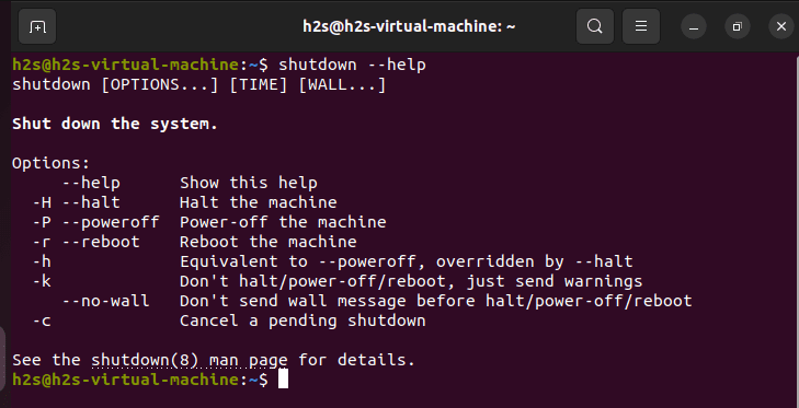Linux-shutdown-command-with-options