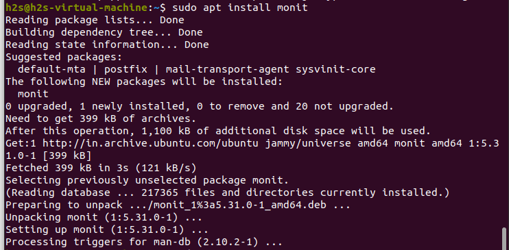 Monit-installation-command-for-Ubuntu-22.04