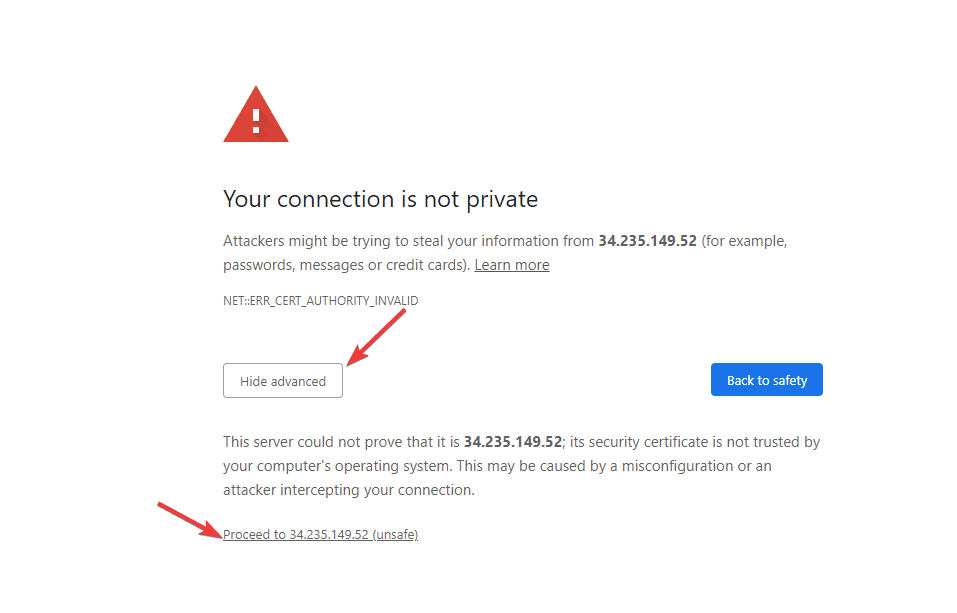 SSL-Certificate-error
